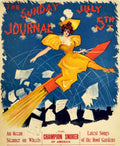 Sunday Journal Poster Vintage Retro Advert Poster A4 Photo Print