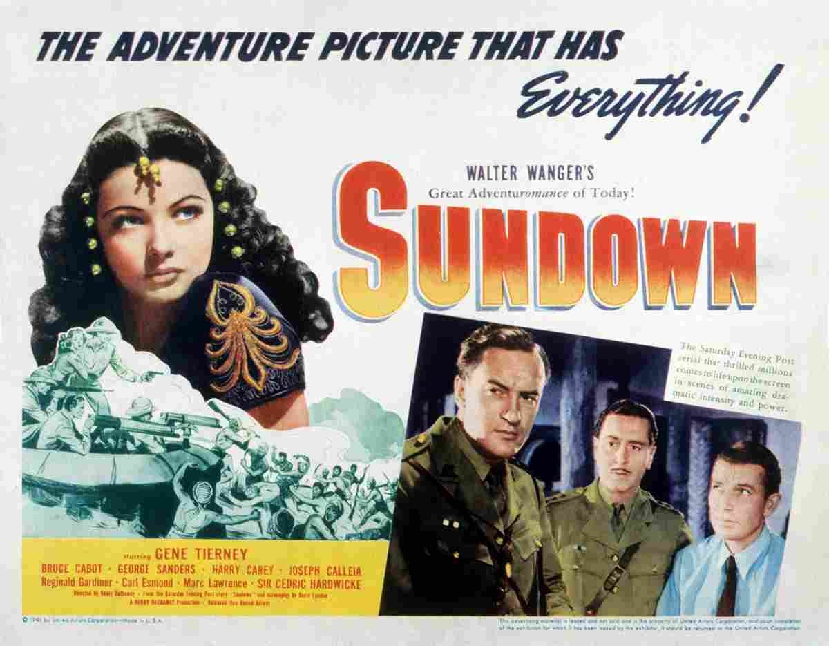  Sundown 02 film star poster A4 Photo Print