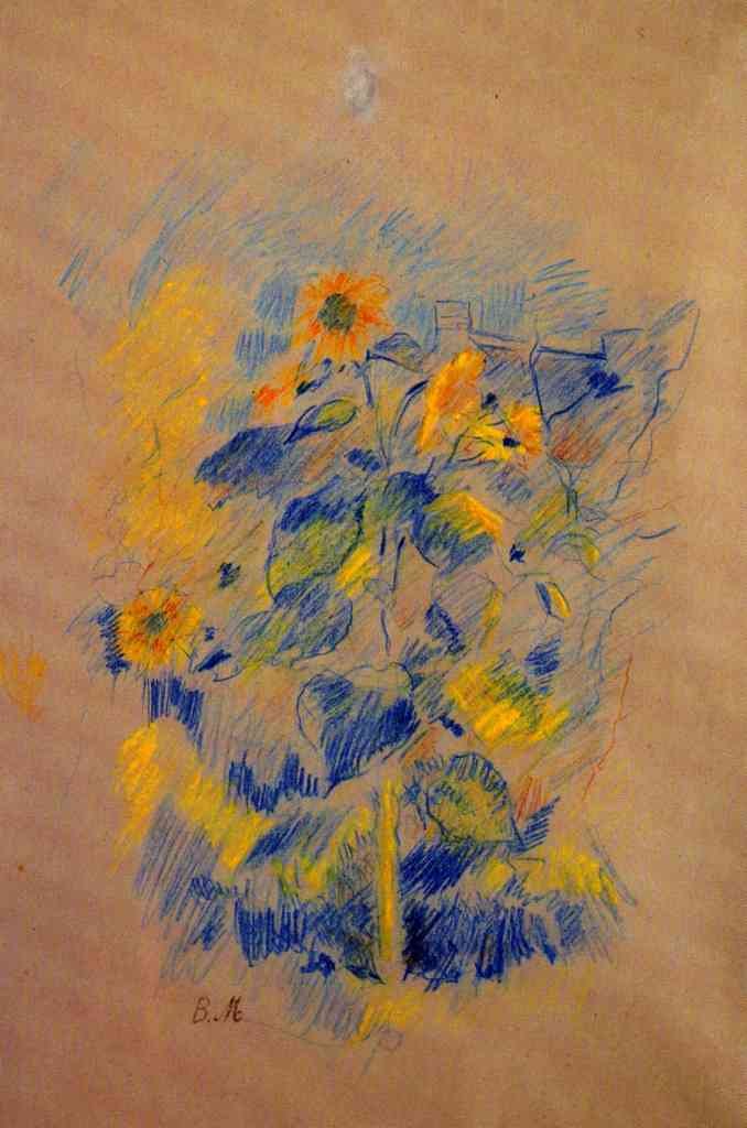 Sunflowers Morisot A4 Photo Print