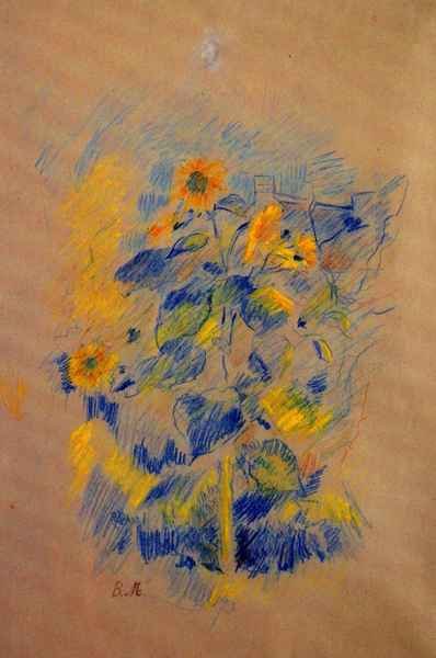 Sunflowers by Morisot A4 Photo Print