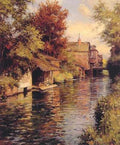 Sunny Afternoon On The Canal A4 Photo Print