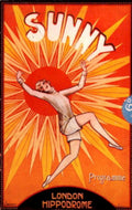 Sunny Dancer Sunburst 1930s Vintage Retro Advert Poster