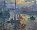 Sunrise At Sea Monet A4 Photo Print