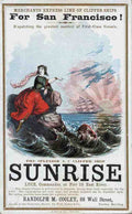 Sunrise Clipper Advert Vintage A4 Photo Print