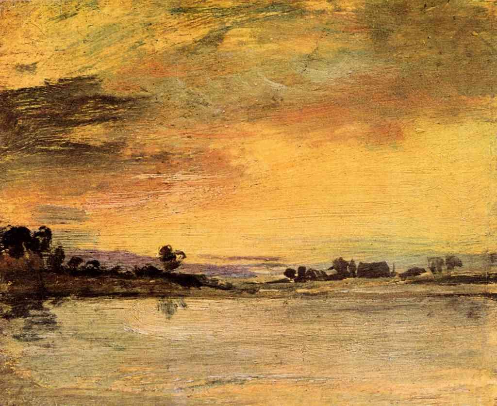 Sunrise On The River Joseph Mallord Turner A4 Photo Print