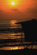 Sunrise Sunset Beach Lifeguard A4 Photo Print Sunset