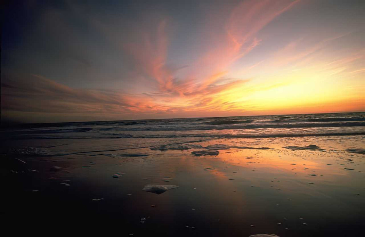 Sunrise Sunset Beach Sky 3 A4 Photo Print Sunset