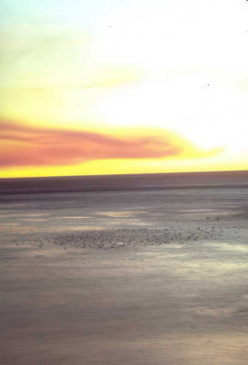Sunrise Sunset Birds Ocean 2 A4 Photo Print Sunset