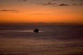 Sunrise Sunset Boat Silhouette 1 A4 Photo Print Sunset