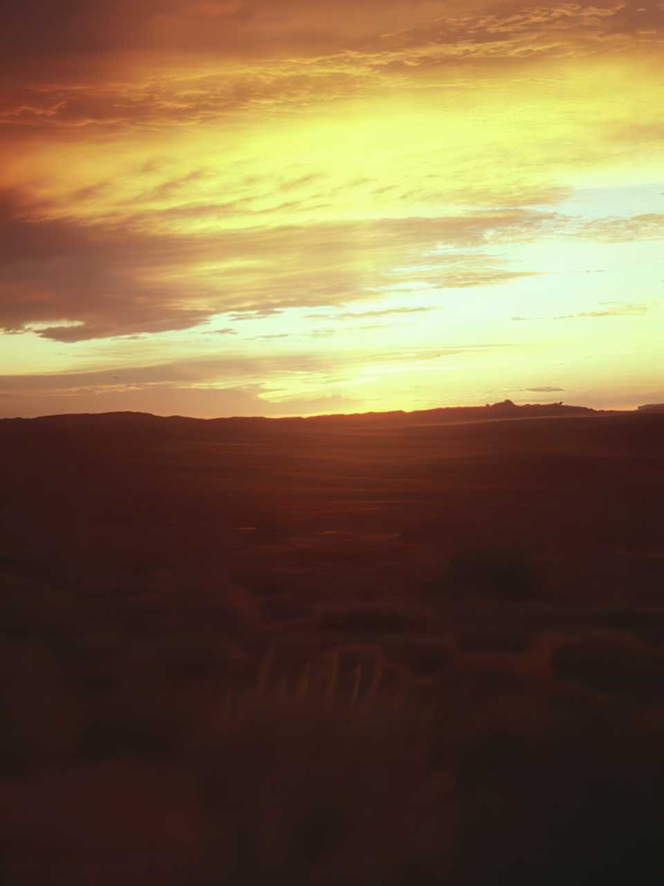 Sunrise Sunset Desert Hills 1 A4 Photo Print Sunset x