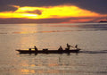 Sunrise Sunset Fishing Boat 5 A4 Photo Print Sunset