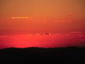 Sunrise Sunset Hills Redsky A4 Photo Print Sunset