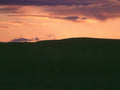 Sunrise Sunset Hills Silhouette A4 Photo Print Sunset