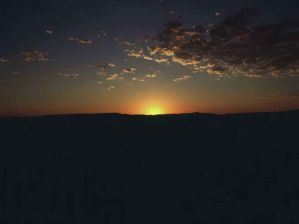 Sunrise Sunset Horizon Desert A4 Photo Print Sunset