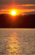 Sunrise Sunset Lake Hills A4 Photo Print Sunset x