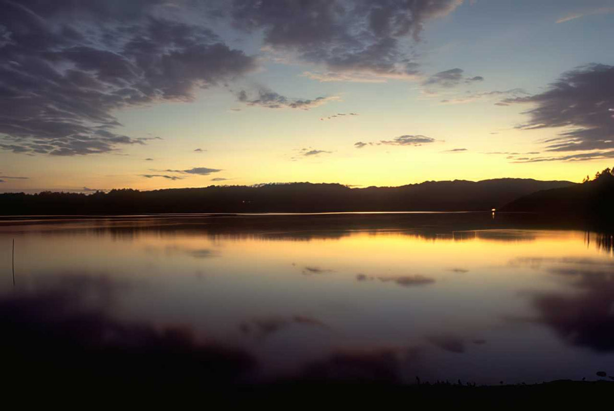 Sunrise Sunset Lake Mountains 1 A4 Photo Print Sunset x