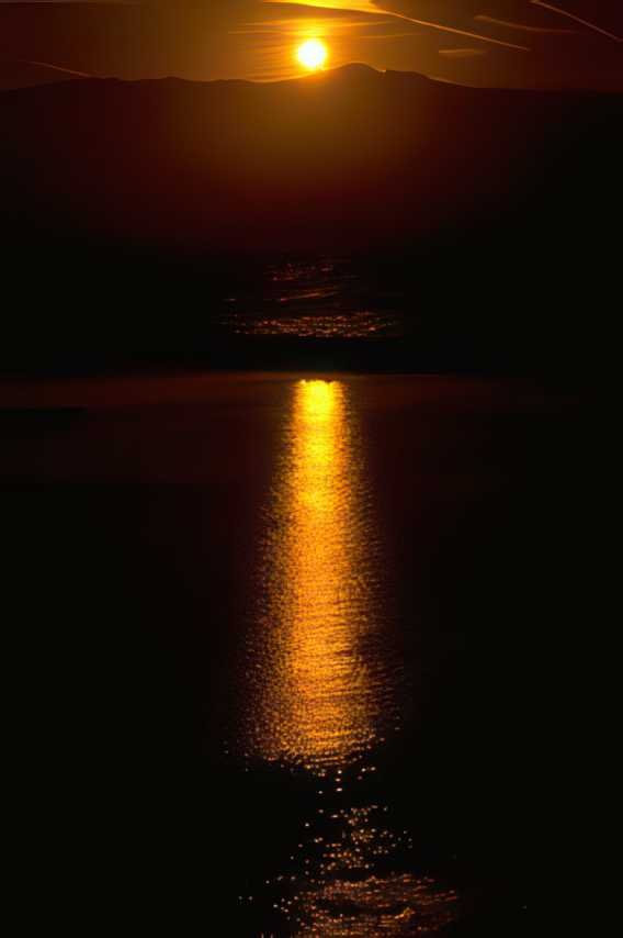 Sunrise Sunset Lake Mountains A4 Photo Print Sunset x