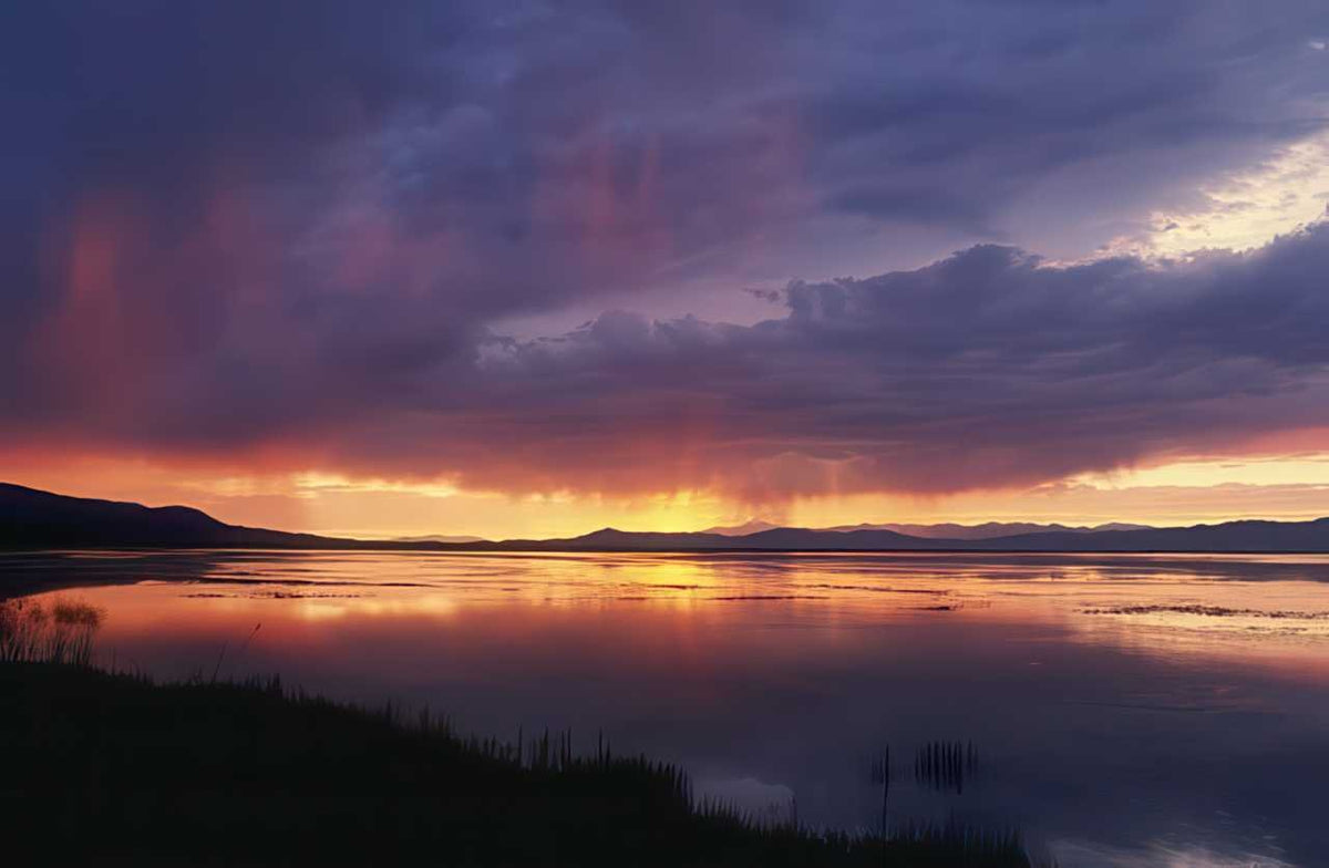 Sunrise Sunset Lake Serenity A4 Photo Print Sunset x