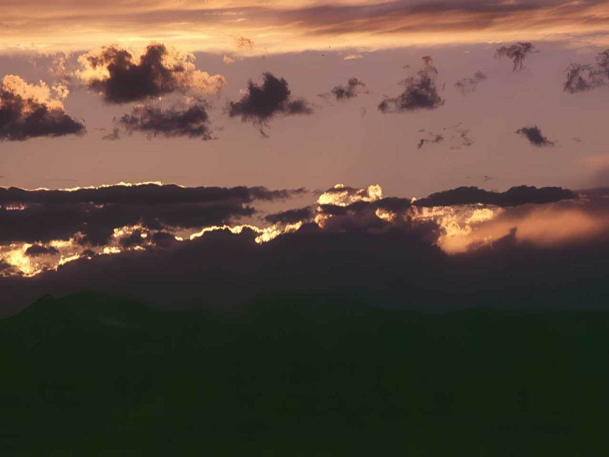 Sunrise Sunset Mountains Clouds 9 A4 Photo Print Sunset