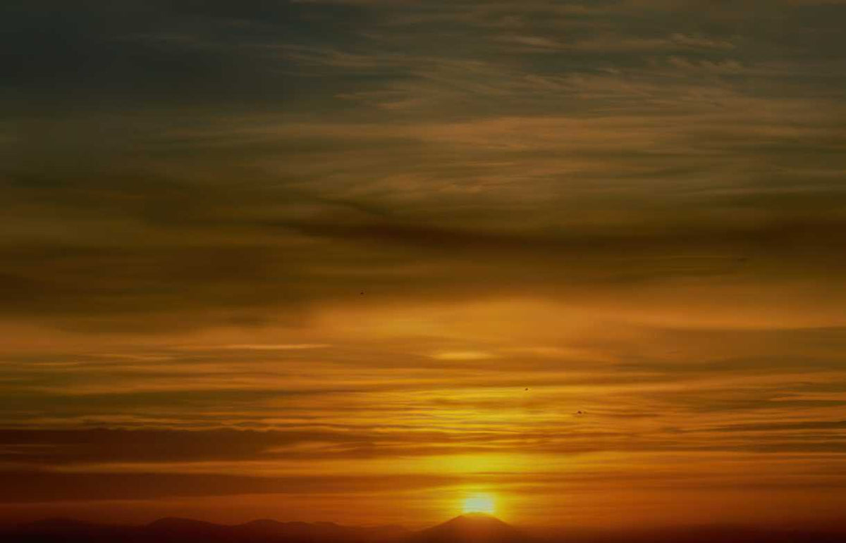 Sunrise Sunset Mountains Goldenhour 1 A4 Photo Print Sunset