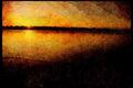 Sunrise Sunset Sky 001049 Dawn Breaking Over Land, Water A4 Limited Edition Watercolour Print