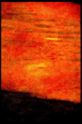 Sunrise Sunset Sky 001052 Red Glow On Water A4 Limited Edition Watercolour Print