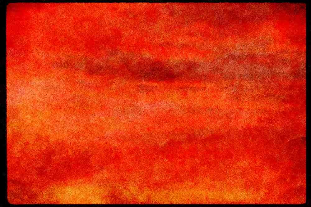 Sunrise Sunset Sky 001066 Red Glow On Clouds A4 Limited Edition Watercolour Print