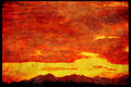 Sunrise Sunset Sky 001086 Sunset Behind Storm Clouds A4 Limited Edition Watercolour Print