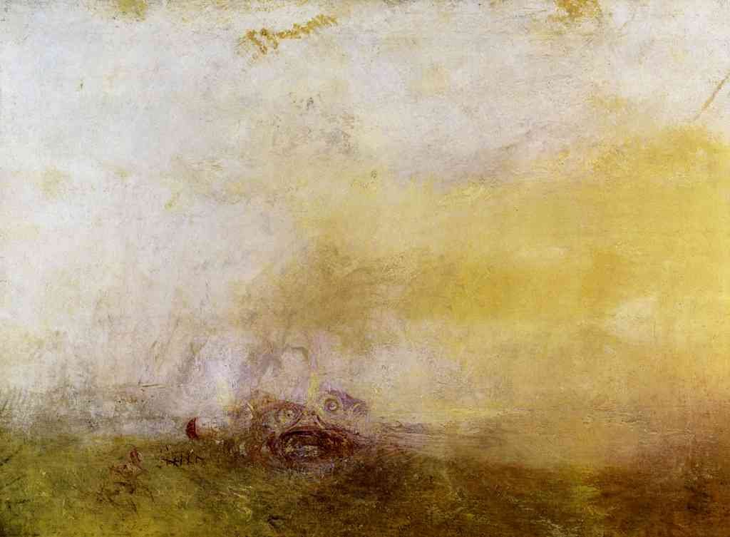 Sunrise With Sea Monsters Joseph Mallord Turner A4 Photo Print
