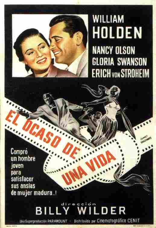  Sunset Boulevard 09 film star poster A4 Photo Print