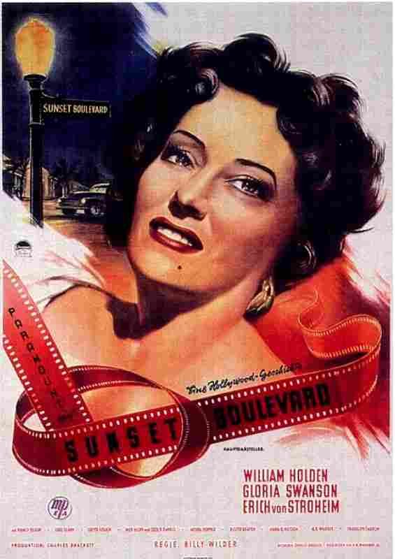  Sunset Boulevard 12 film star poster A4 Photo Print