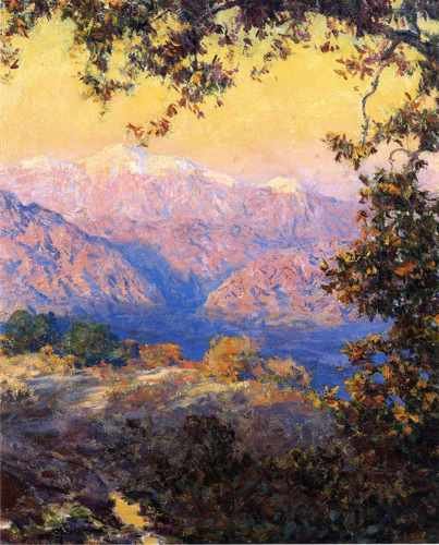 Sunset Glow Aka Sunset In The High Sierras A4 Photo Print