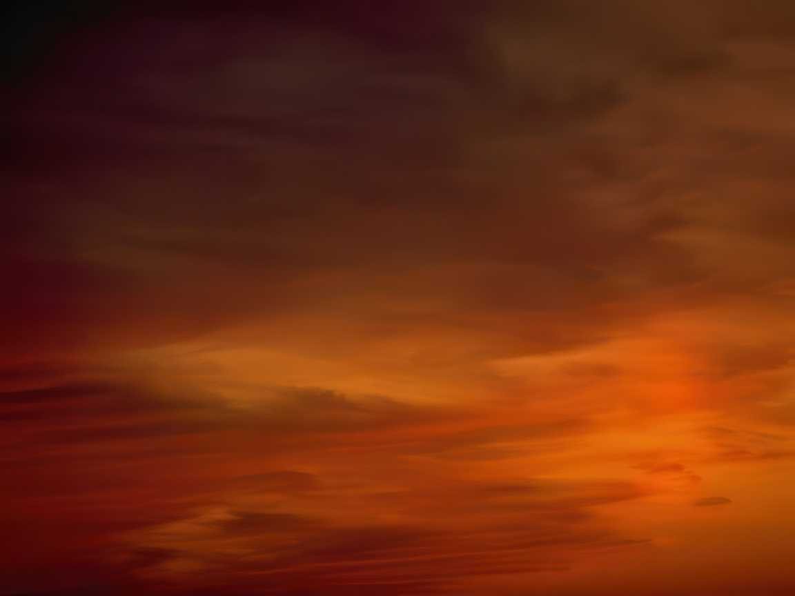 Sunset Sky Clouds A4 Photo Print