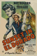  Sunset in El Dorado 03 film star poster A4 Photo Print