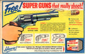 Super Guns Sixshooter 1950s Vintage Retro Advert Poster