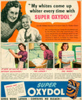 Super Oxdol Whites 1940s Vintage Retro Advert Poster