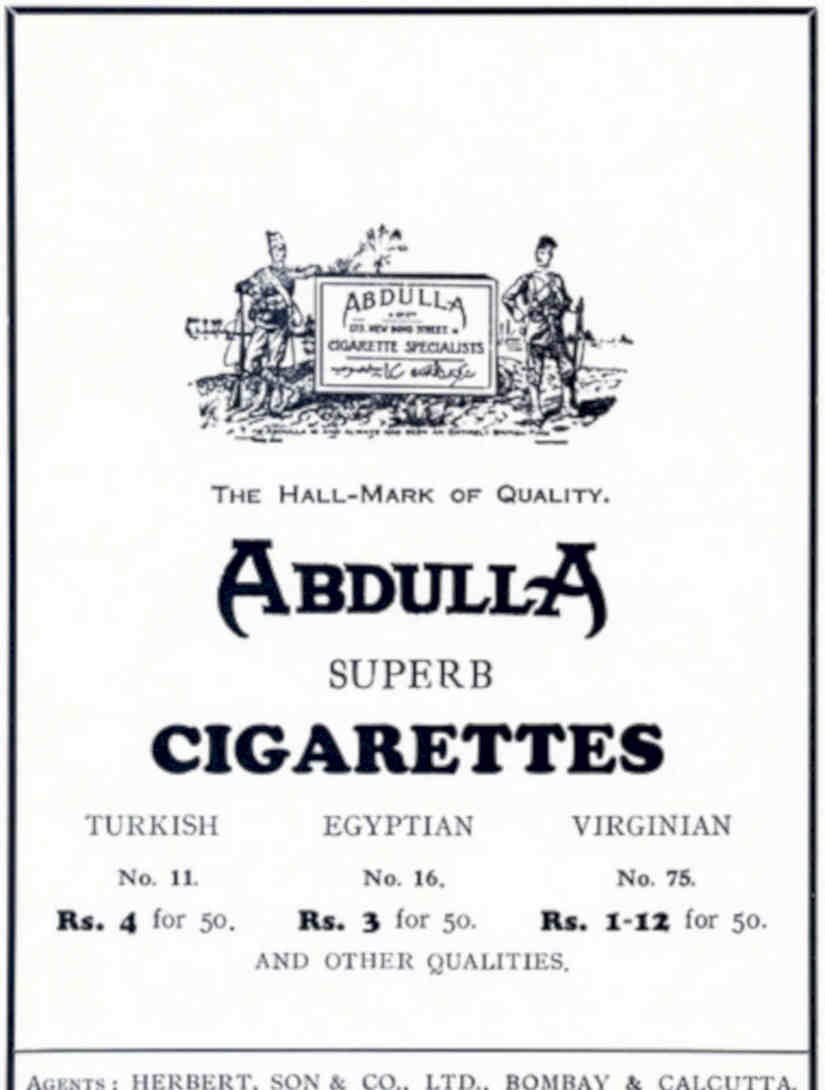 Superb Cigarettes India Vintage Retro Advert Poster A4 Photo Print