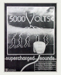 Supercharged Sounds Volts Vintage Retro Advert Poster A4 Photo Print
