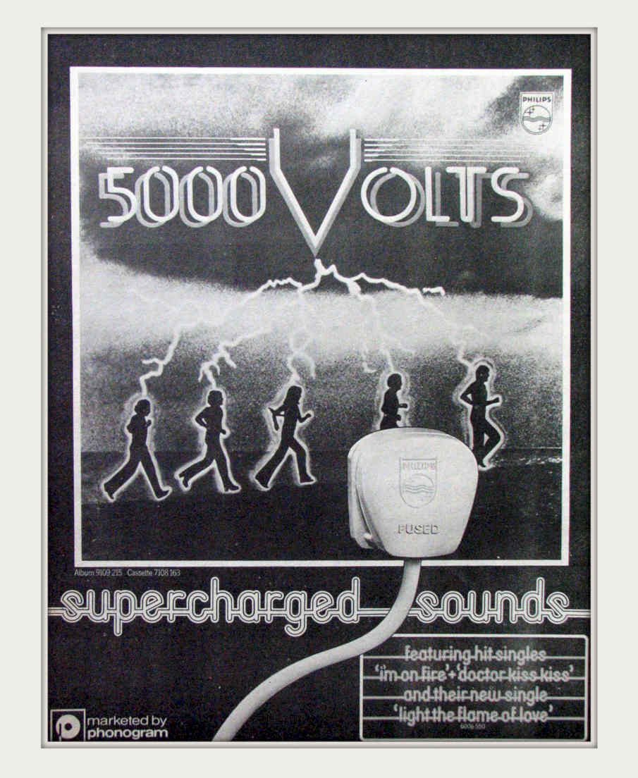 Supercharged Sounds Volts Vintage Retro Advert Poster A4 Photo Print