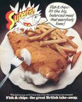 Superfish Fish Chips 1970s Vintage Retro Advert