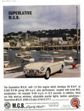 Superlative Mgb Roadster 1960s Vintage Retro Advert
