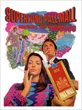 Superlong Pall Mall Cigarettes Vintage Retro Advert Poster A4 Photo Print