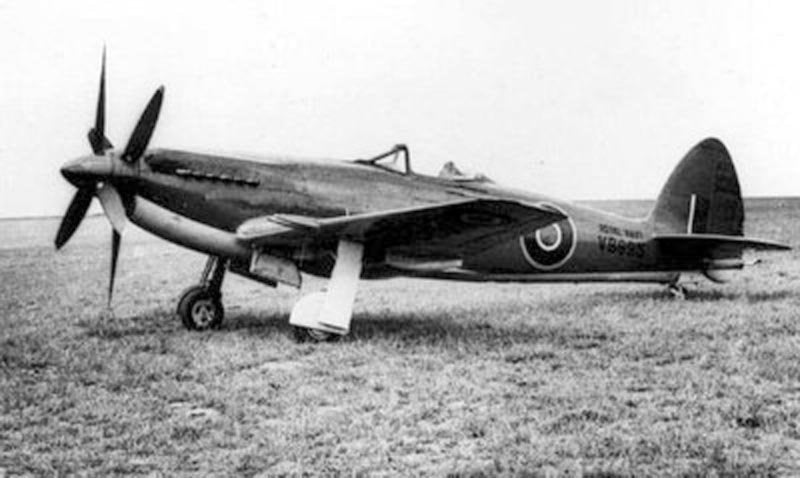 Supermarine Seafang Navy Fighter Prototype A4 Photo Print