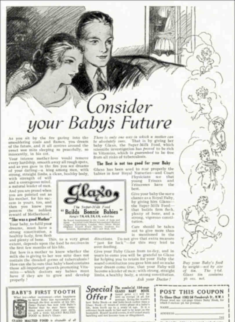 Supermilk Babies Future Vintage Retro Advert Poster A4 Photo Print