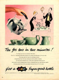 Superspeed Kettle Tea 1950s Vintage Retro Advert Poster