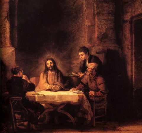 Supper At Emmaus Wg A4 Photo Print