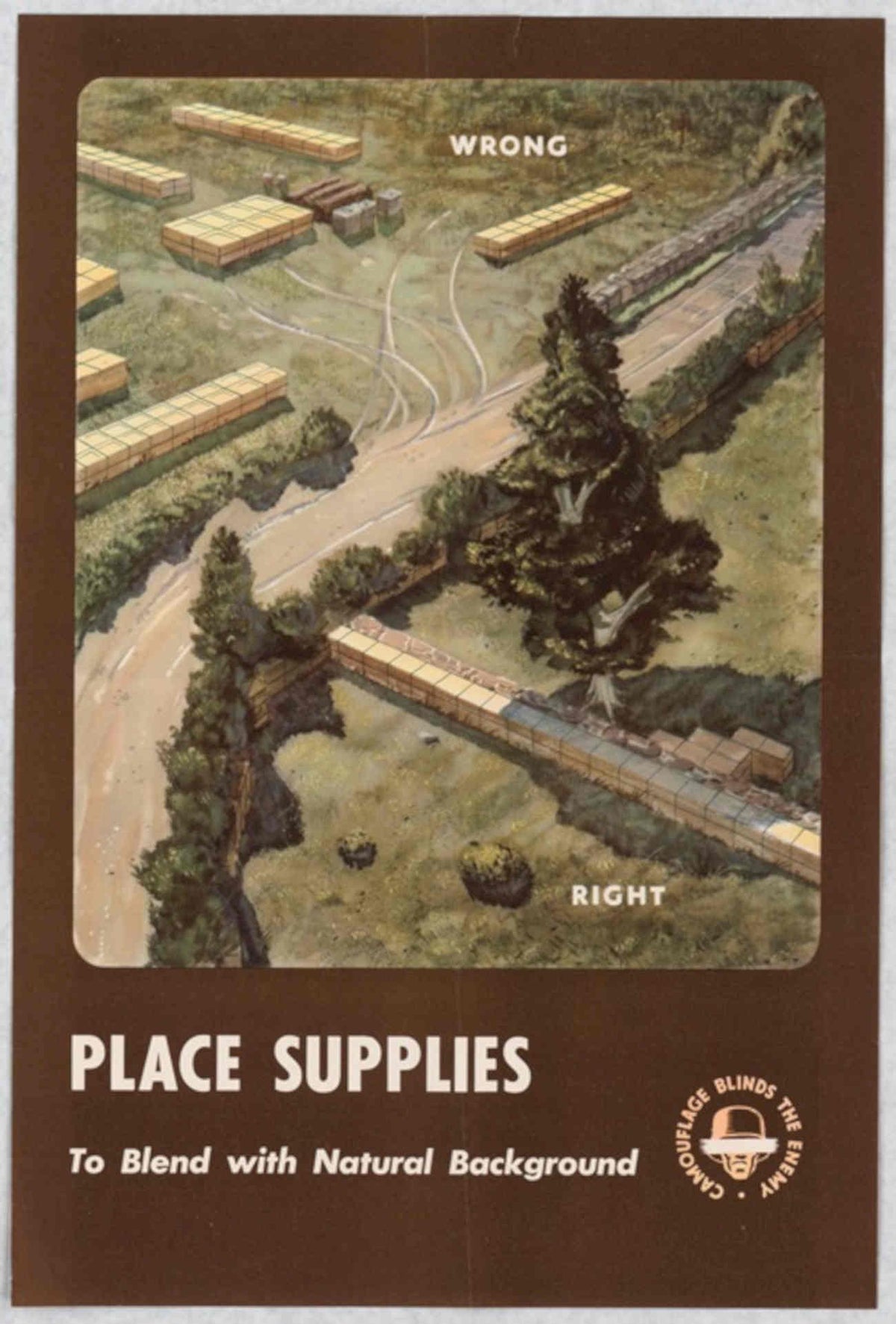 Supply Depots Blend American World War II Advert Poster