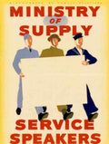 Supply Speakers Men Vintage Retro Advert Poster A4 Photo Print