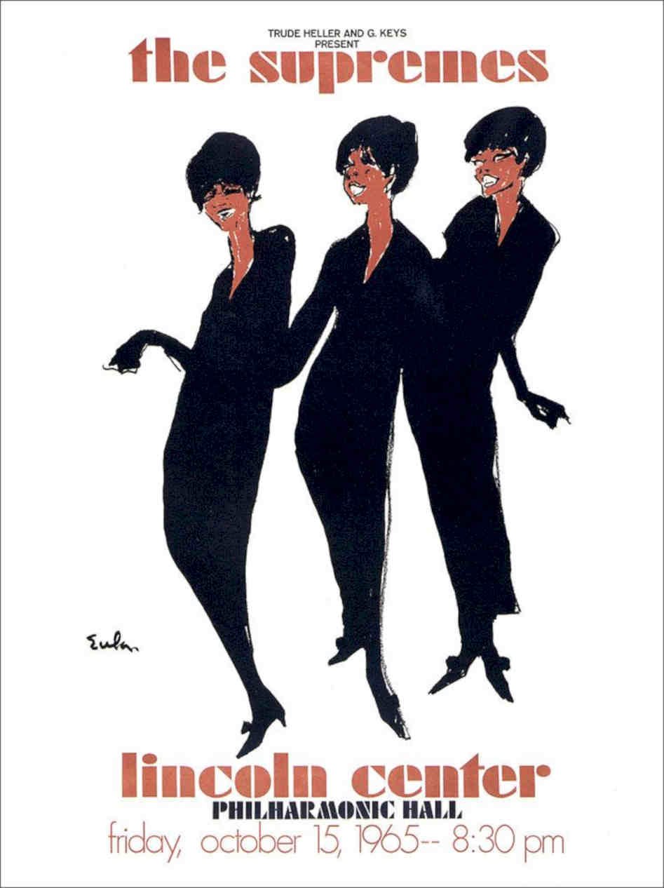 Supremes Concert Music Poster 1965 Vintage Retro Advert Poster A4 Photo Print
