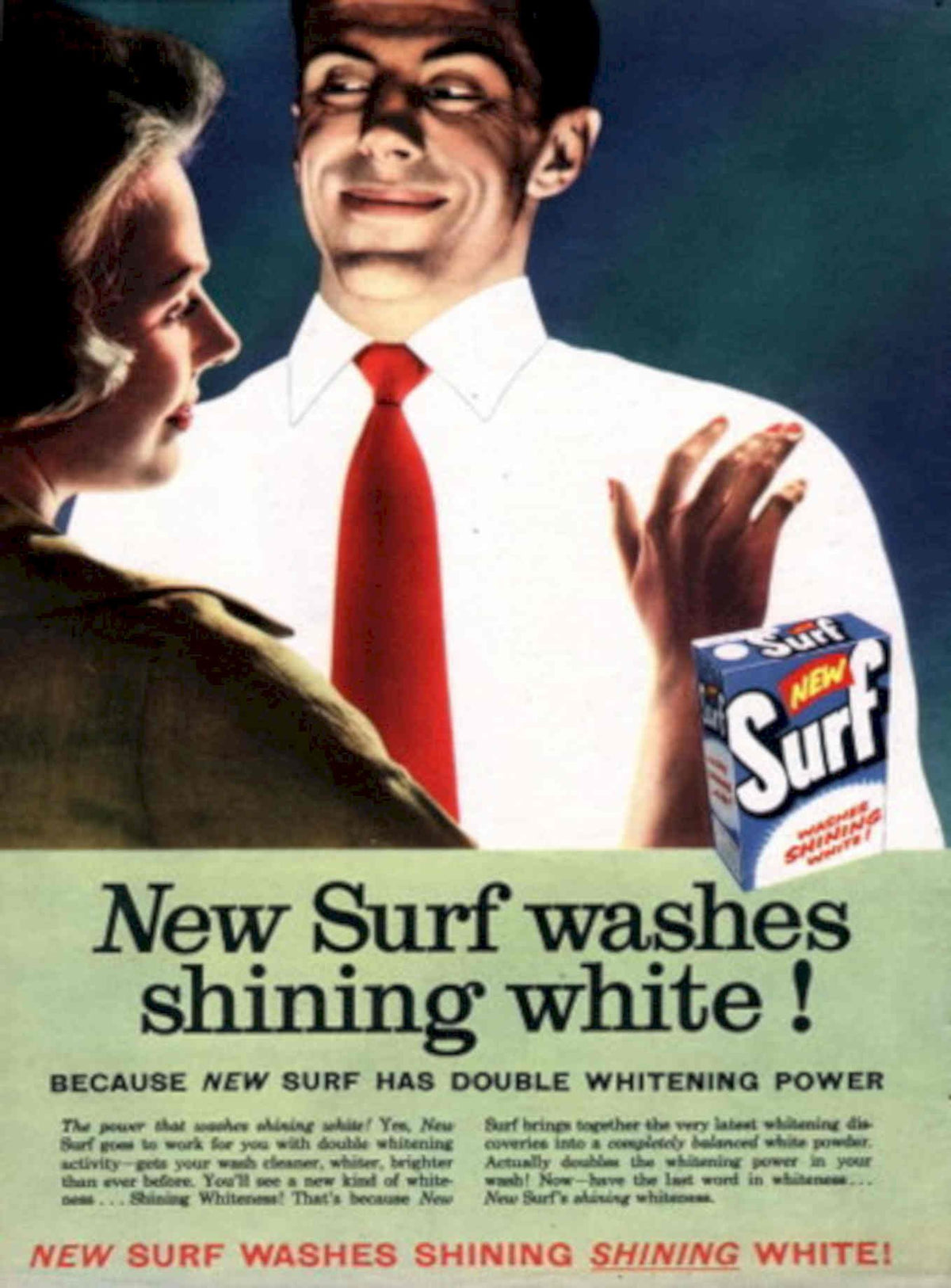 Surf Detergent Box 1950s Vintage Retro Advert Poster